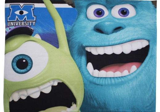 Character World Disney Monsters University Fleece Blanket, Multi-Color