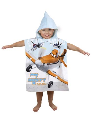 Character World Disney Planes Dusty Hooded Poncho, Multi-Color