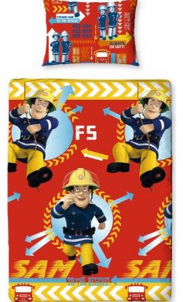 Character World Fireman Sam Alarm Single Rotary Duvet Set
