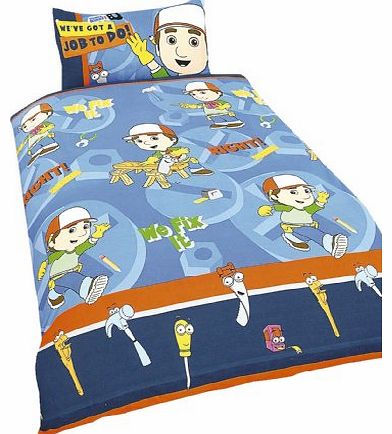 Character World Handy Manny Working Rotary Duvet Set, Single