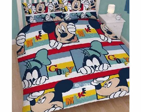 Character World Mickey Mouse Play Double Rotary Duvet Set