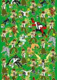 Ben 10 Gift Wrap / Wrapping Paper 4m Roll