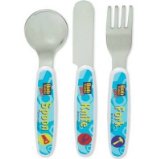 Bob The Builder 3pc Childrens Cutlery Set - Stainless Steel