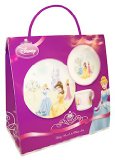 Disney Princess Crowned With Beauty Boxed Gift Set - Plate, Bowl and Cup