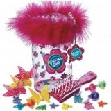 Characters 4 Kids Glamour Girl Hair and Rings Accessories Gift Set in a Feather Boa Purse