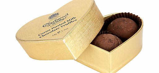 Mini Gold Heart Chocolate