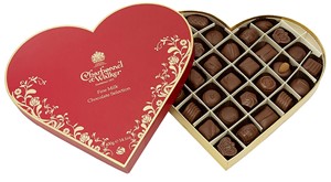 Valentines milk chocolate selection box 400g -