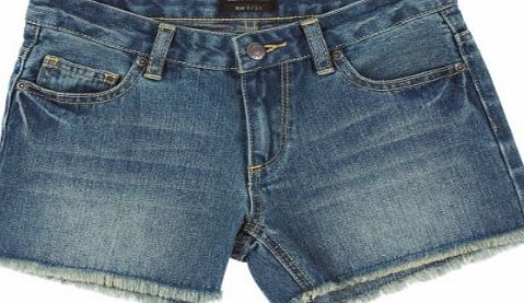 Zahra Denim Shorts - Mid Wash