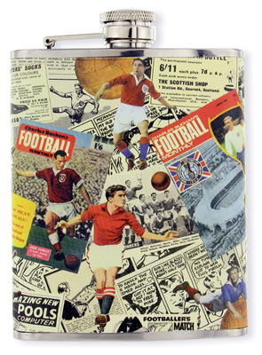 charles Buchans Football Monthly - Hip Flask