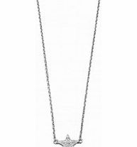 Charles Conrad Ladies Clear CZ Star Necklace