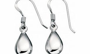 Charles Conrad Ladies Silver Drop Earrings