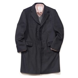 Charles Tyrwhitt Charcoal Wool Cashmere Overcoat