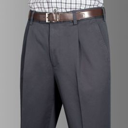 Charles Tyrwhitt Navy Single Pleat Chinos