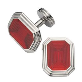 Charles Tyrwhitt Red Enamel Cufflinks