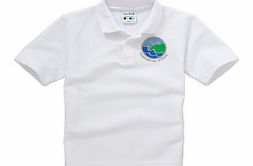 Charleston Primary School Unisex Polo Shirt, White