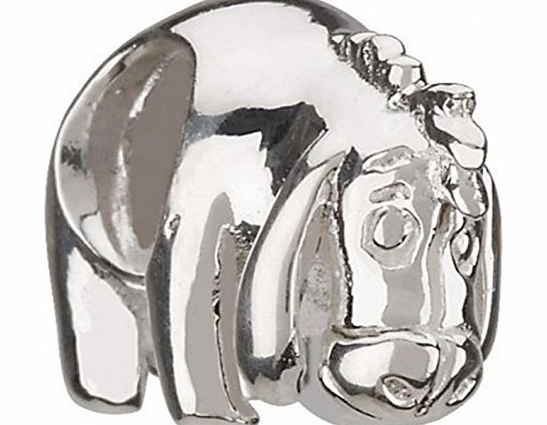 Silver Plated Eeyore Charm Charm Bead, Fits Pandora/Troll /Chamilia Bracelets #1500