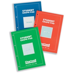 Student Graph Pad A4 Orange Cover