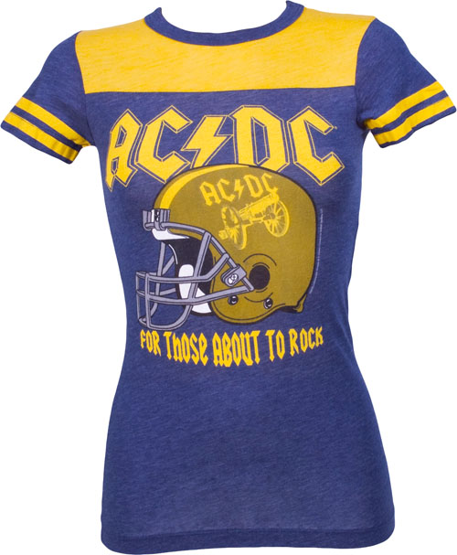 Chaser LA Ladies AC/DC Football Style Tee from Chaser LA
