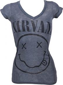 Chaser LA Ladies Vintage Nirvana T-Shirt from Chaser LA