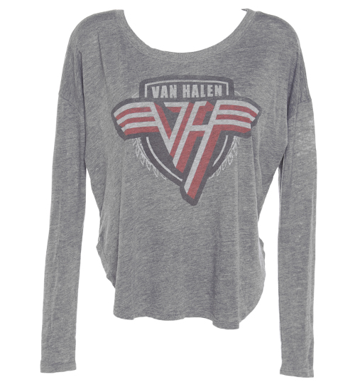 Chaser LA Ladies Vintage Van Halen Shirt Tail T-Shirt from