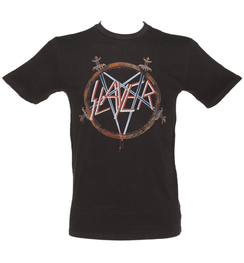 Mens Charcoal Knives Slayer T-Shirt from