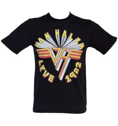 Chaser LA Mens Van Halen 1982 Tour T-Shirt from