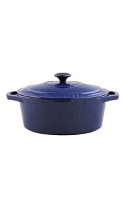 chasseur Casserole  oval  27cm  3.0ltr - Cobalt