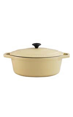 Chasseur Casserole  oval  31cm  4.8ltr   The fabulous Chasseur range of cast iron cookware was first