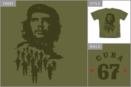 Che Guevara (Cuba) T-shirt cid_2859TSCP