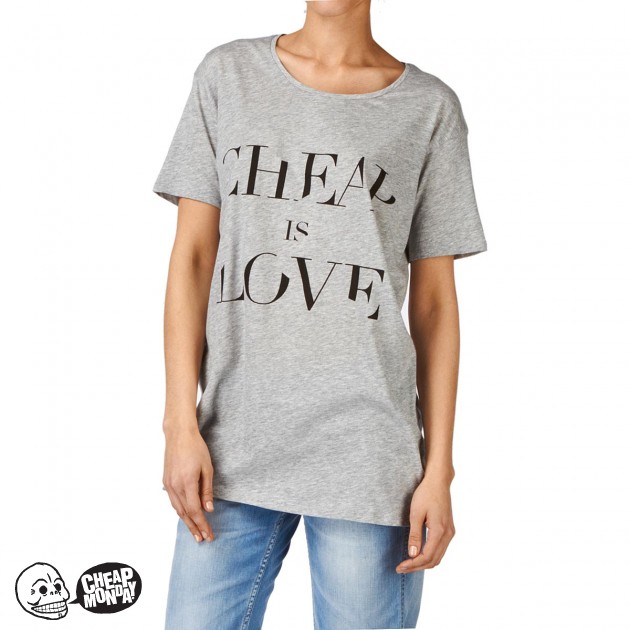 Womens Cheap Monday Easy T-Shirt - Cheap Love