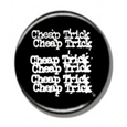 Cheap Trick Logo Black Button Badges