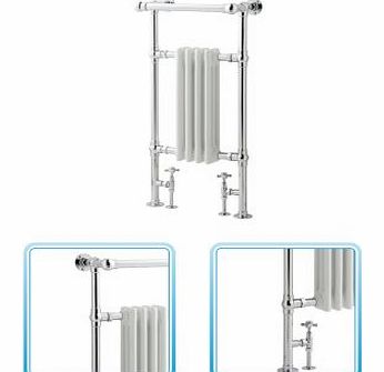 Cheapsuites 930mm x 452mm - White and Chrome