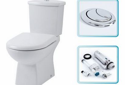 Altham Bathroom White Ceramic Toilet