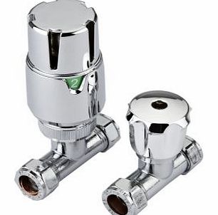 Cheapsuites Straight Thermostatic Chrome
