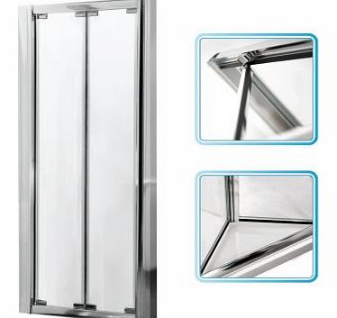 Cheapsuites Walney Bathroom Glass Bi-Fold Shower