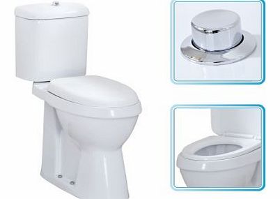 White Doc M Disabled WC Toilet,