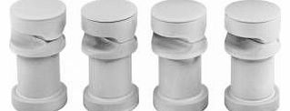 Cheapsuites White Radiator Brackets - For