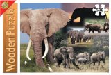 Cheatwell Games Cheatwell 12803 Wooden Jigsaw Puzzle Elephants