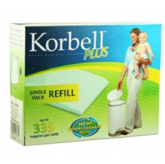 Cheeky Rascals Korbell Plus Bin Liner - 12 Pack Refill