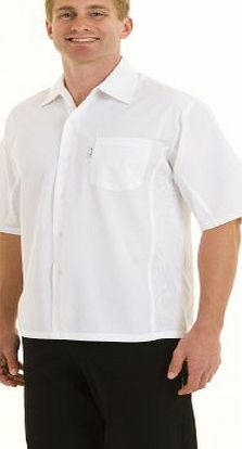 Chef Works Cool Vent Chefs Shirt l Size: Large - Colour: White l Ideal for Hot Kitchens and Catering Work in the Summer Months. GET COOKING!
