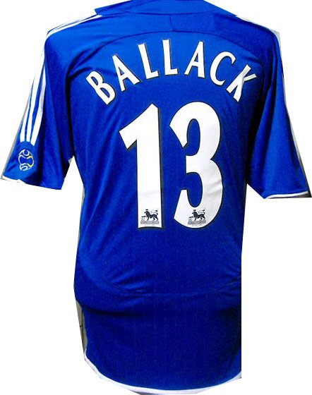 Chelsea Adidas 06-07 Chelsea home (Ballack 13)