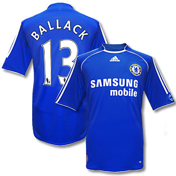 Chelsea Adidas 07-08 Chelsea home (Ballack 13)