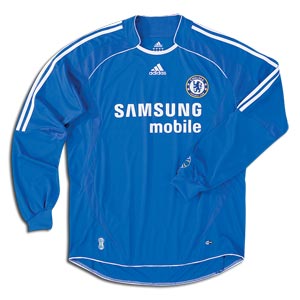 Chelsea Adidas 07-08 Chelsea L/S home - Kids