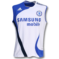 Adidas 07-08 Chelsea Sleeveless Jersey (White)