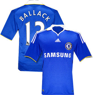 Chelsea Adidas 08-09 Chelsea home (Ballack 13)