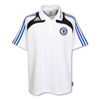 Adidas 08-09 Chelsea Polo Shirt (white)