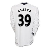 Chelsea Adidas 09-10 Chelsea L/S 3rd (Anelka 39)