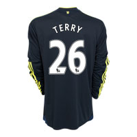 Chelsea Adidas 09-10 Chelsea L/S away (Terry 26)
