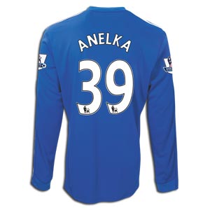 Chelsea Adidas 09-10 Chelsea L/S home (Anelka 39)
