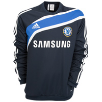 Chelsea Adidas 09-10 Chelsea Sweat Top (navy) - Kids
